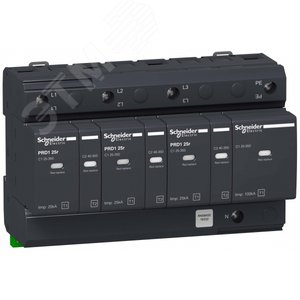 PRD 1 25r ОПН со смен. карт. 3P+N (16332) - Schneider Electric
