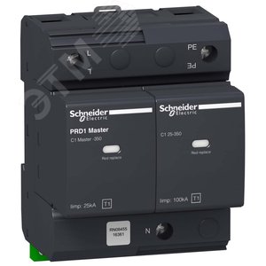 PRD1 MASTER ОПН 1P+N КЛ.1 СО СМЕН.КАРТ | 16361 | Schneider Electric - фото 4