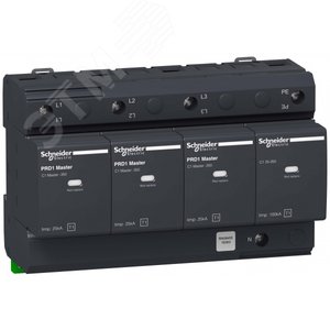 PRD1 MASTER ОПН 3P+N КЛ.1 СО СМЕН.КАРТ (16363) - Schneider Electric