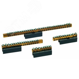 Колодка заземления с основанием 2x16 + 29x6мм.кв - фото 3