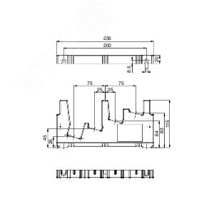 СТУПЕНЧАТЫЙ ДЕРЖАТЕЛЬ СИЛОВЫХ ШИН | 04192 | Schneider Electric - фото 4