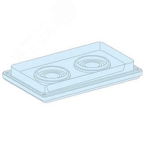 САЛЬНИК. ПАНЕЛЬ С 2 ОТВЕРСТИЯМИ ДИАМЕТРОМ 33 - 72 ММ, IP55 | 08899 | Schneider Electric - фото 3
