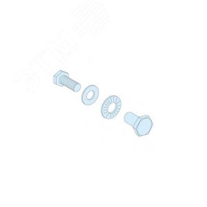 Комплект соединения силовых шин (20болт+20втулок+40шайб) Prisma Plus P | 04645 | Schneider Electric 4