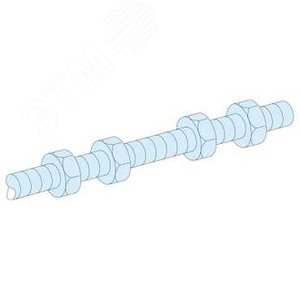 КРЕПЛЕНИЕ ШИН, УСТАНОВЛЕННЫХ «НА РЕБРО» | 04691 | Schneider Electric 3