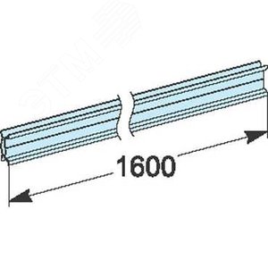 Рейка монтажная 1600мм 2шт 3