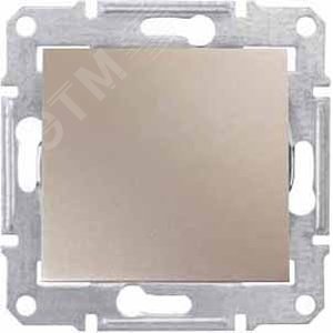 Sedna Титан Выключатель 1-клавишный 2-полюсный 10A, IP44 (сх.2) | SDN0200368 | Schneider Electric - фото 4