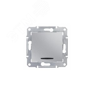 Sedna Алюминий Переключатель 1-клавишный с подсветкой 16А (сх.6) | SDN1500260 | Schneider Electric - фото 5