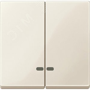 ДВЕ КЛАВИШИ С ОКОШ.Д/СВЕТ.ИНД.БЕЖЕВЫЙ | MTN3420-0344 | Schneider Electric - фото 2