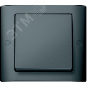 Рамка 1 пост AQUADESIGN с винтовым креплением антрацит - фото 4