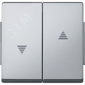 КЛАВИША ВЫКЛЮЧАТЕЛЯ Д/РОЛЬСТАВ.АЛЮМИНИЙ | MTN343460 | Schneider Electric - фото 2