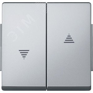 КЛАВИША ВЫКЛЮЧАТЕЛЯ Д/РОЛЬСТАВ.АЛЮМИНИЙ | MTN343460 | Schneider Electric - фото 3