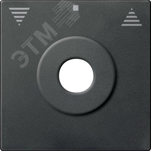 Центральная плата с маркировкой ВВЕРХ/СТОП/ВНИЗ антрацит 2