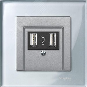 РАМККА СТЕКЛЯН.1-МЕСТНАЯ БРИЛ.СЕРЕБРО | MTN4010-3260 | Schneider Electric - фото 4