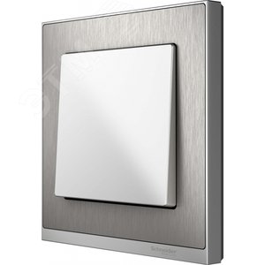 M-Pure D?cor 1-постовая рамка, нерж.сталь/цвет алюминия | MTN4010-3646 | Schneider Electric - фото 6