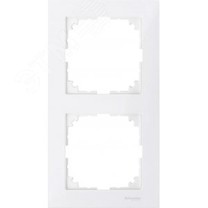 M-Pure 2-постовая рамка, полярно-белый | MTN4020-3619 | Schneider Electric - фото 2