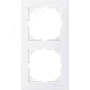 M-Pure 2-постовая рамка, полярно-белый | MTN4020-3619 | Schneider Electric - фото 4
