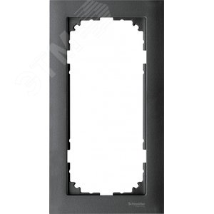 M-Pure 2-постовая рамка без перегородки, антрацит | MTN4025-3614 | Schneider Electric - фото 3