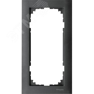 M-Pure 2-постовая рамка без перегородки, антрацит | MTN4025-3614 | Schneider Electric - фото 4