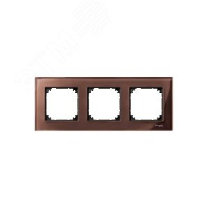РАМККА СТЕКЛЯН.3-МЕСТНАЯ МАХАГОН | MTN4030-3215 | Schneider Electric - фото 5