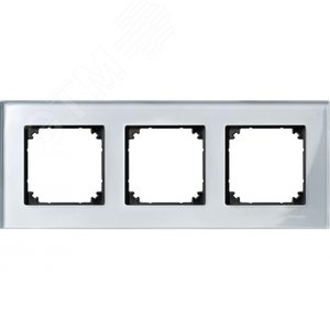 Рамка 3 поста стеклянная алмаз (MTN4030-3260) - Schneider Electric