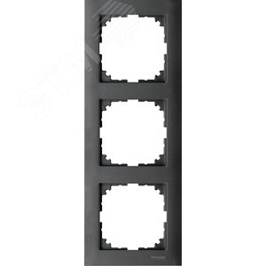 M-Pure Рамка 3 поста антрацит 4