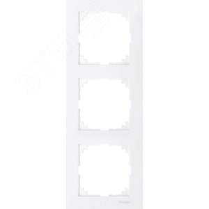 M-Pure Рамка 3 поста бриллиантовый белый (MTN4030-3625) - фото 5