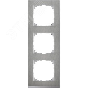 M-Pure D?cor 3-постовая рамка, нерж.сталь/цвет алюминия | MTN4030-3646 | Schneider Electric - фото 4