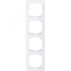 M-Pure Рамка 4 поста полярно-белый (MTN4040-3619) 3