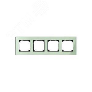 РАМККА СТЕКЛЯН.4-МЕСТНАЯ ИЗУМРУД | MTN404404 | Schneider Electric - фото 5