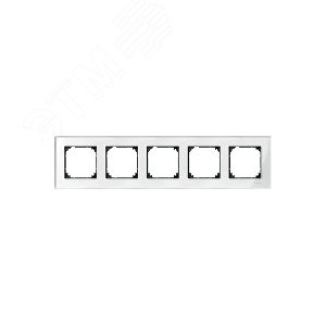 Рамка 5 постов стеклянная бриллиант 5