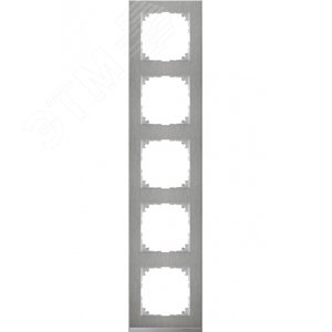 M-Pure Decor Рамка 5 постов сталь/алюминий (MTN4050-3646) - Schneider Electric