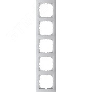 M-Pure 5-постовая рамка, цвет алюминия | MTN4050-3660 | Schneider Electric - фото 3