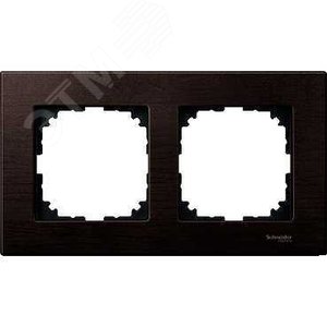 Рамка 2 поста деревянная венге (MTN4052-3471) 4