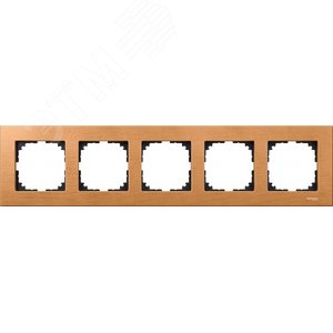 РАМКА ДЕРЕВЯН.5-МЕСТНАЯ БУК | MTN4055-3470 | Schneider Electric - фото 3