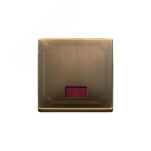 КЛАВИША Х1 С ИНДИКАЦИЕЙ, АНТИЧНАЯ ЛАТУНЬ | MTN411843 | Schneider Electric 6