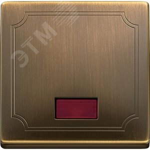 КЛАВИША Х1 С ИНДИКАЦИЕЙ, АНТИЧНАЯ ЛАТУНЬ | MTN411843 | Schneider Electric 3