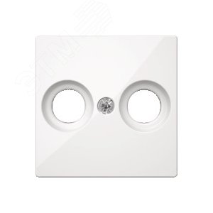 Центральная плата для антенной розетки с 2 отверстиями белая (MTN4122-0319) - фото 6