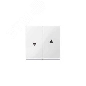 КЛАВИША Х2 ДЛЯ ЖАЛЮЗИ И КНОП., БЕЛЫЙ БЛЕСТЯЩИЙ | MTN432419 | Schneider Electric 6