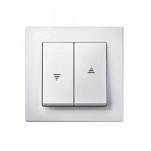 КЛАВИША Х2 ДЛЯ ЖАЛЮЗИ И КНОП., БЕЛЫЙ БЛЕСТЯЩИЙ | MTN432419 | Schneider Electric 5