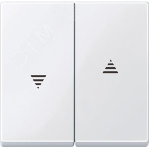 КЛАВИША X2 ДЛЯ РОЛЬСТАВНЕЙ, БЕЛЫЙ | MTN432425 | Schneider Electric 2