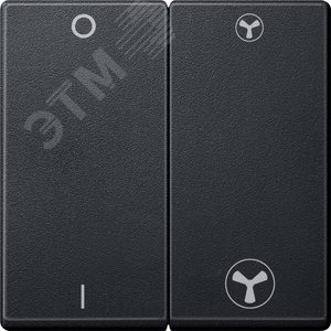 ДВЕ КЛАВИШИ Д/МЕХ.ВЫКЛ. ВЕНТИЛ. АНТР | MTN435014 | Schneider Electric - фото 2