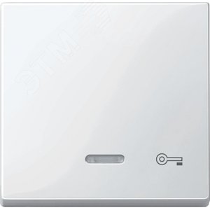 Клавиша с окошком для светоиндикатора КЛЮЧ белый (MTN435319) - фото 2