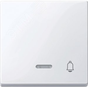 Клавиша с окошком для светоиндикатора ЗВОНОК белый (MTN435825) - фото 2