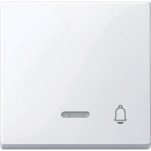 Клавиша с окошком для светоиндикатора ЗВОНОК белый (MTN435825) - фото 4