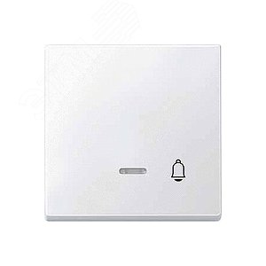 Клавиша с окошком для светоиндикатора ЗВОНОК белый (MTN437819) 7