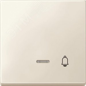 Клавиша с окошком для светоиндикатора ЗВОНОК бежевый (MTN437844) - фото 2
