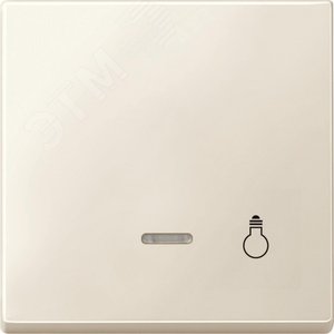 Клавиша с окошком для светоиндикатора СВЕТ бежевый (MTN437944) - фото 2