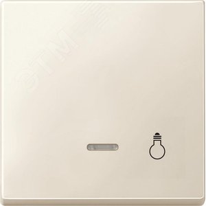 Клавиша с окошком для светоиндикатора СВЕТ бежевый (MTN437944) - фото 4