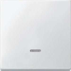Клавиша с окошком для светоиндикатора белый (MTN438019) - фото 2