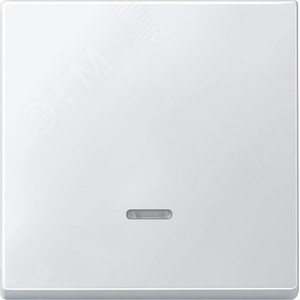 Клавиша с окошком для светоиндикатора белый (MTN438019) - фото 4